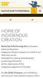 Mobile Screenshot of nativeearth.ca